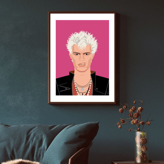 Poster of Billy Idol - Wall art for music lovers