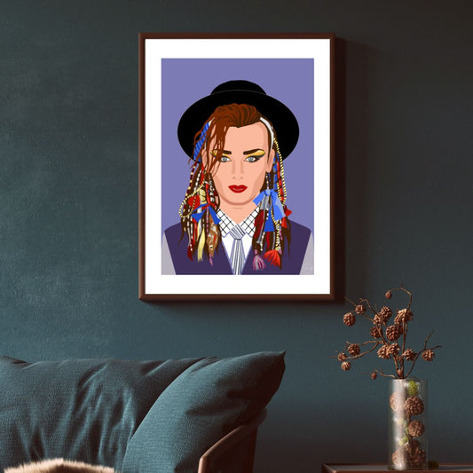 Poster of Boy George - Wall art for music lovers