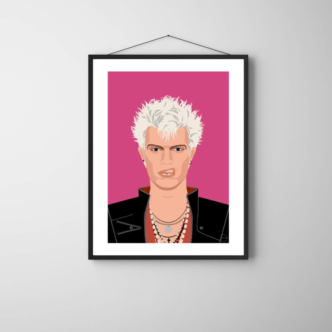 Mock up Poster of Billy Idol